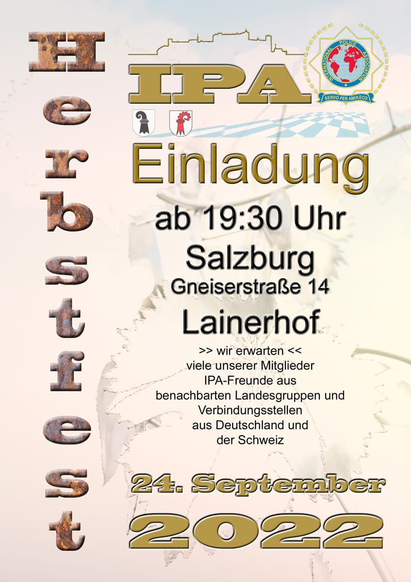 Einladung zum Herbstfest